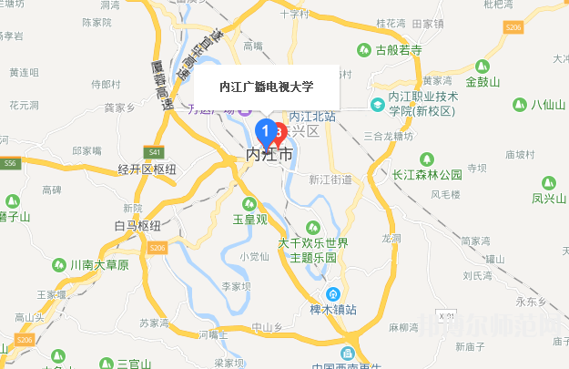 內(nèi)江廣播電視幼兒師范大學地址在哪里 